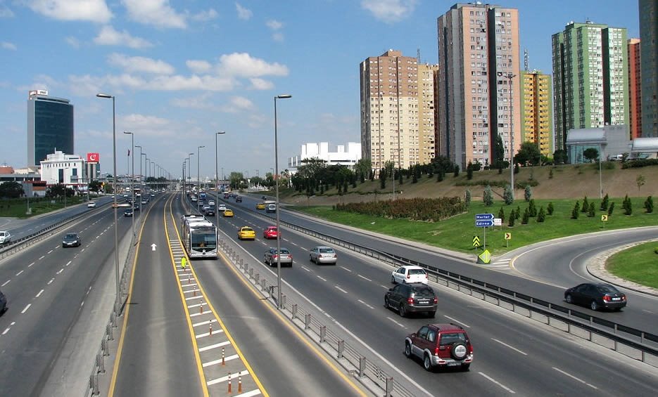 E5 Highway in Istanbul